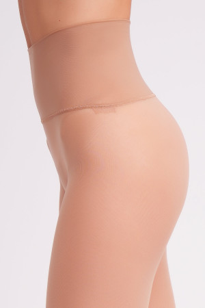 Giulia Total Comfort 40 den saumattomat sukkahousut, värin daino housuosa