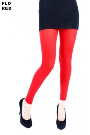 Pamela Mann 50 den leggingsit, flo red