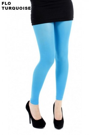 Pamela Mann 50 den leggingsit, flo turquoise