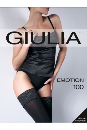 Giulia Emotion 100 den mikrokuitu stay up-sukat, paketti